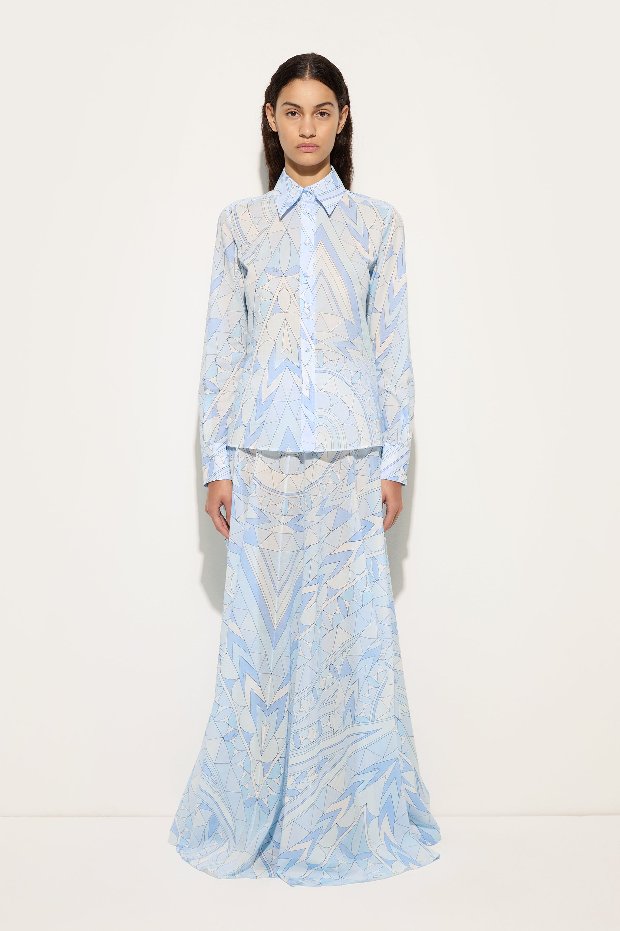 Pucci Manuba Print Cotton Shirt