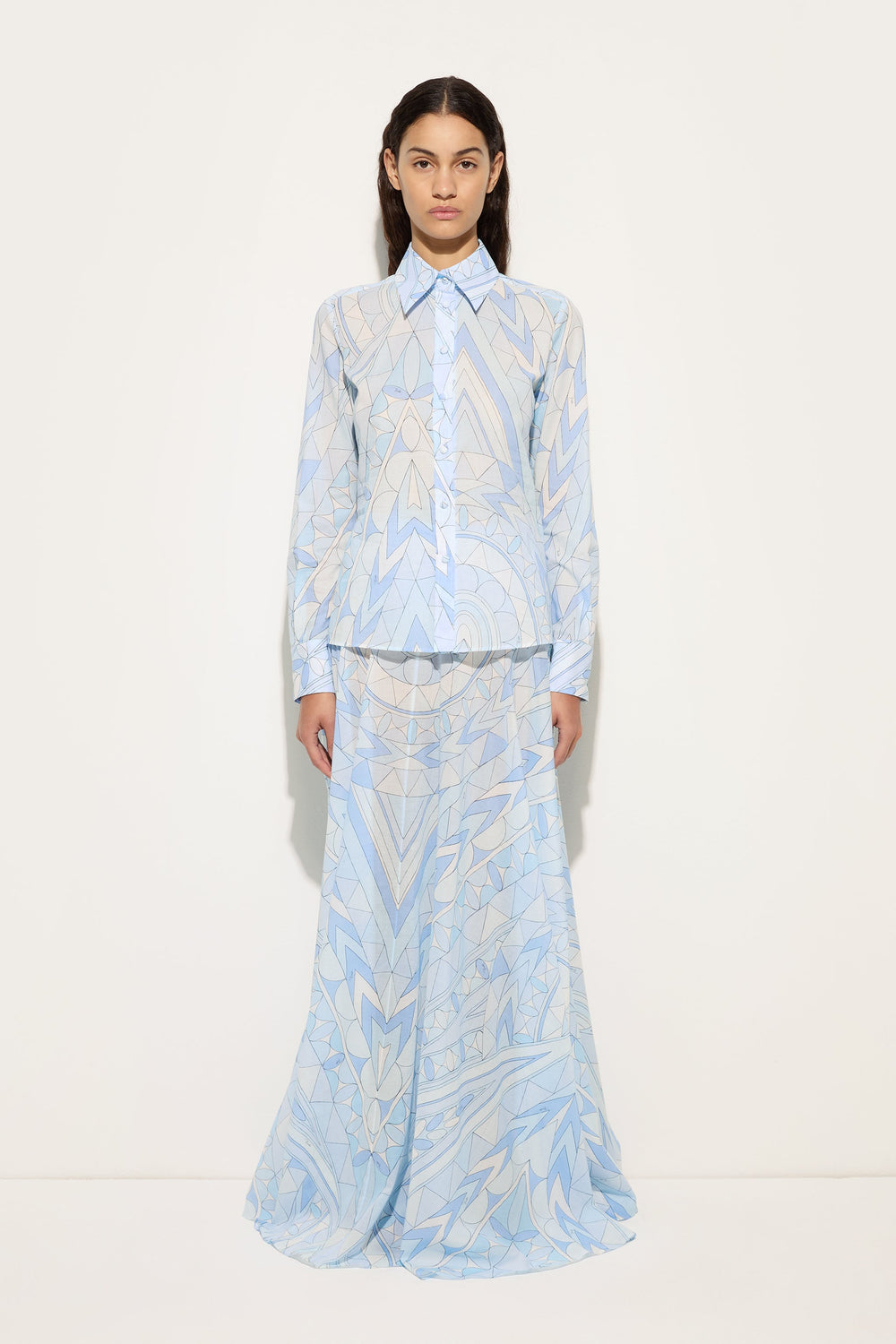Pucci Manuba Print Cotton Shirt
