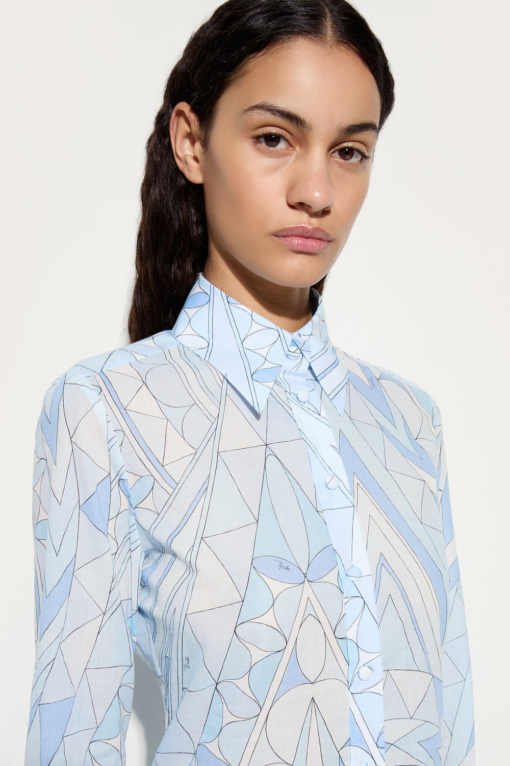 Pucci Manuba Print Cotton Shirt