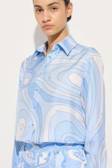 Pucci Marmo Print Silk Shirt