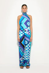 Pucci Vivara Print Foulard Top