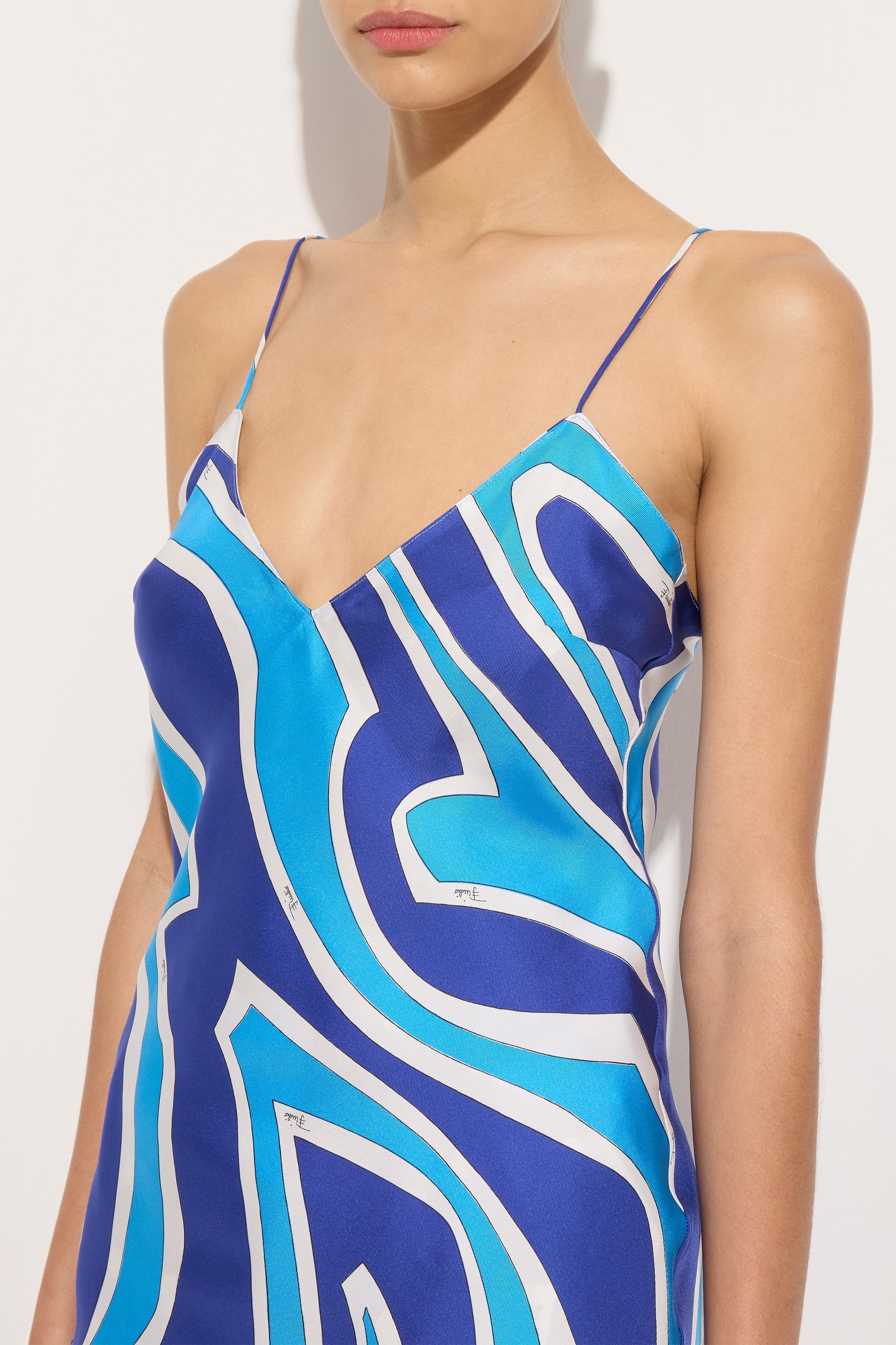 Pucci Labirinto Print Silk Top