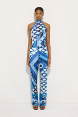 Pucci Vivara Print Sleeveless Top