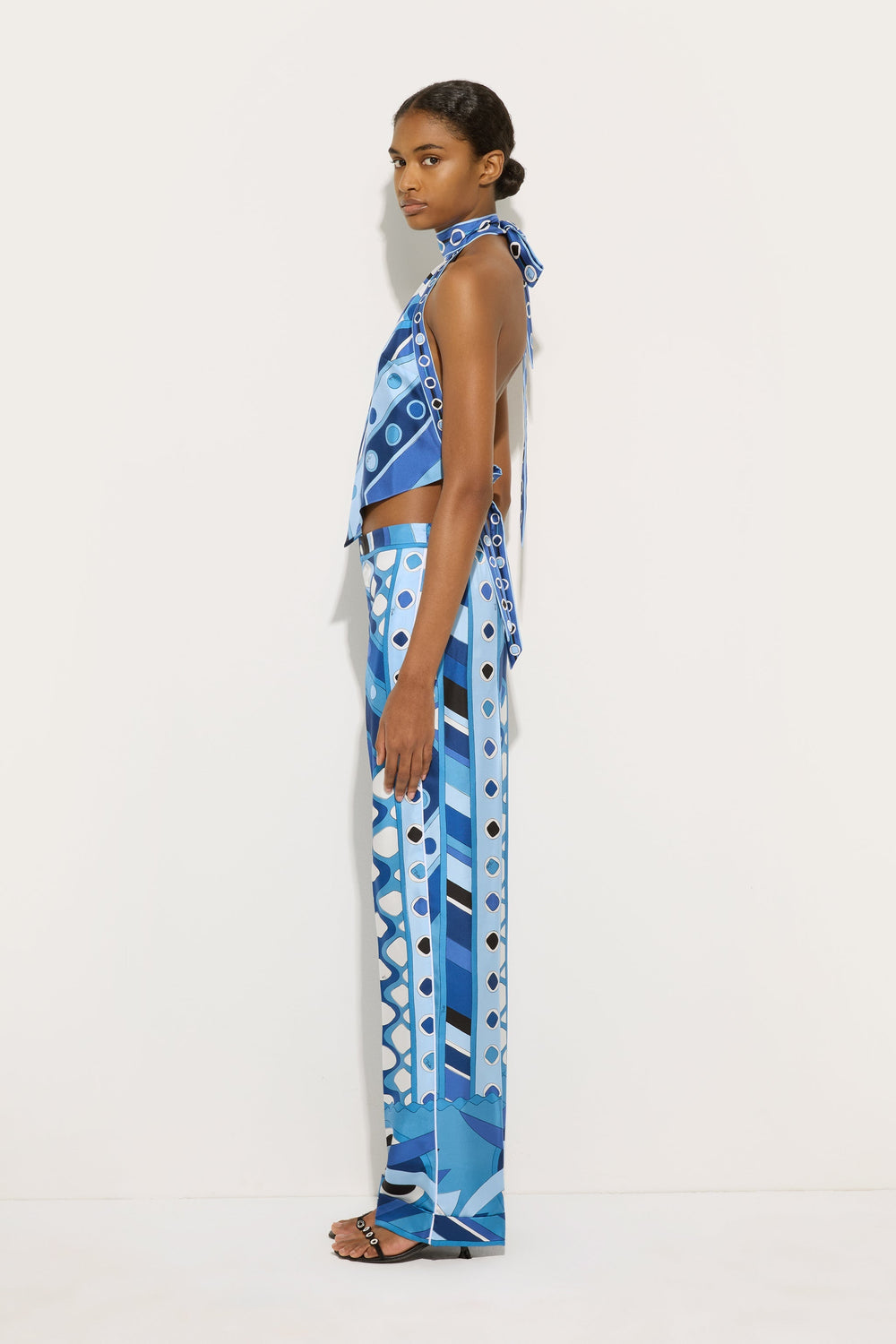 Pucci Vivara Print Sleeveless Top