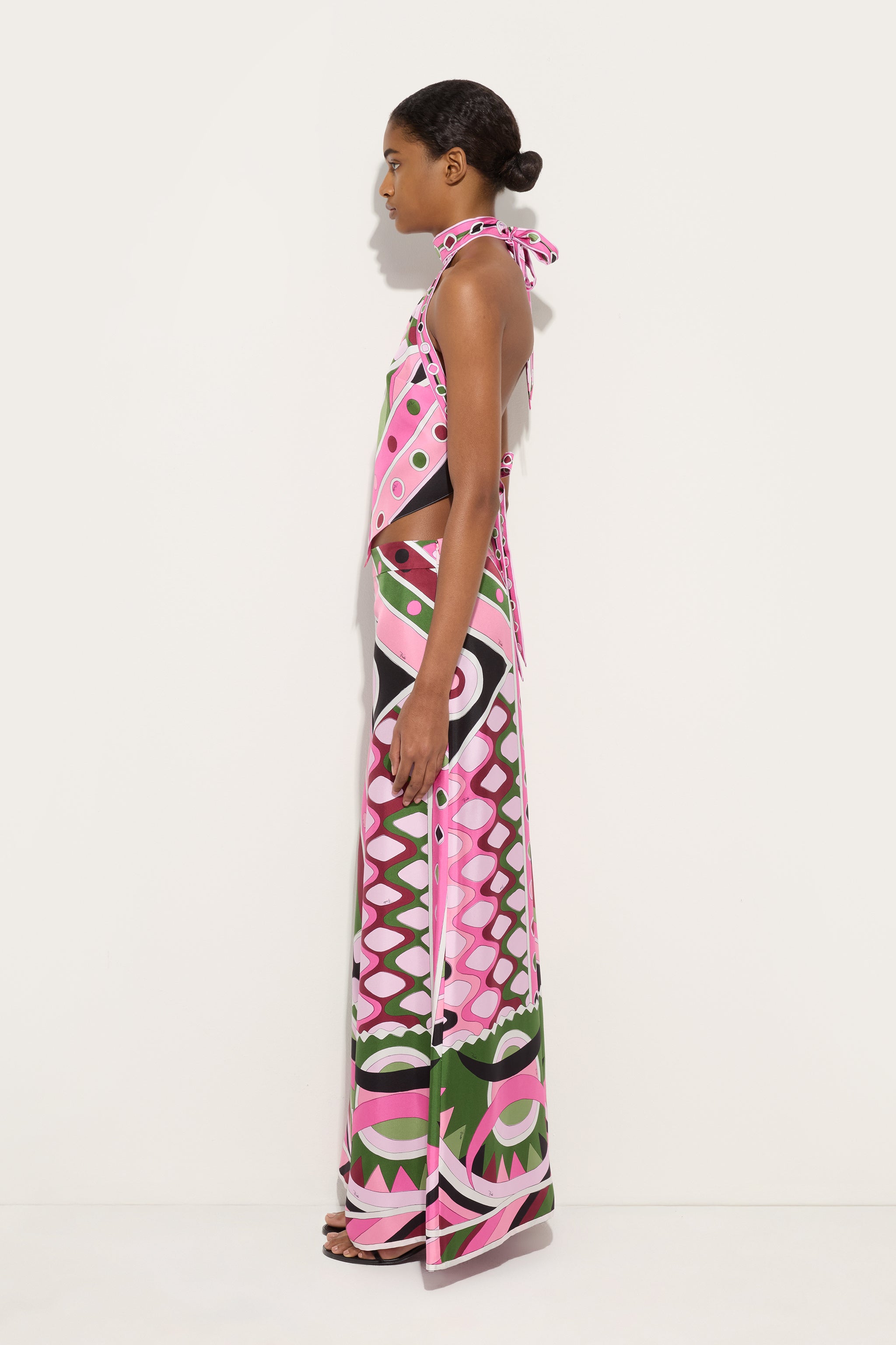 Pucci Vivara Print Sleeveless Top
