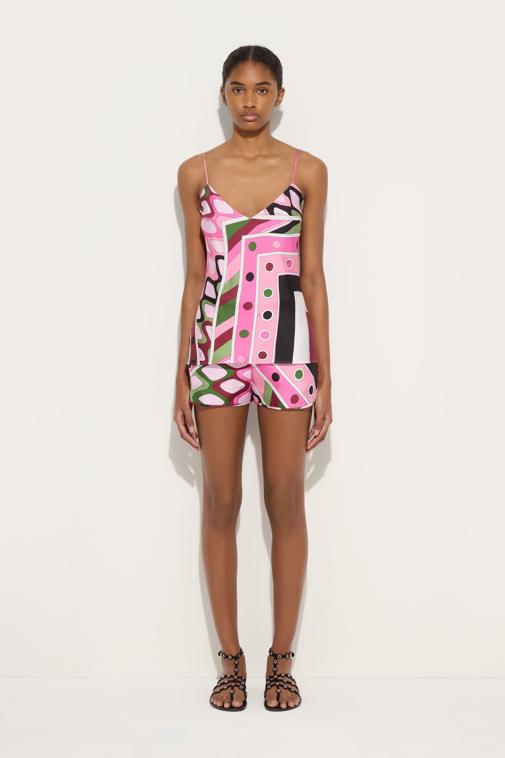 Pucci Vivara Print Silk Top