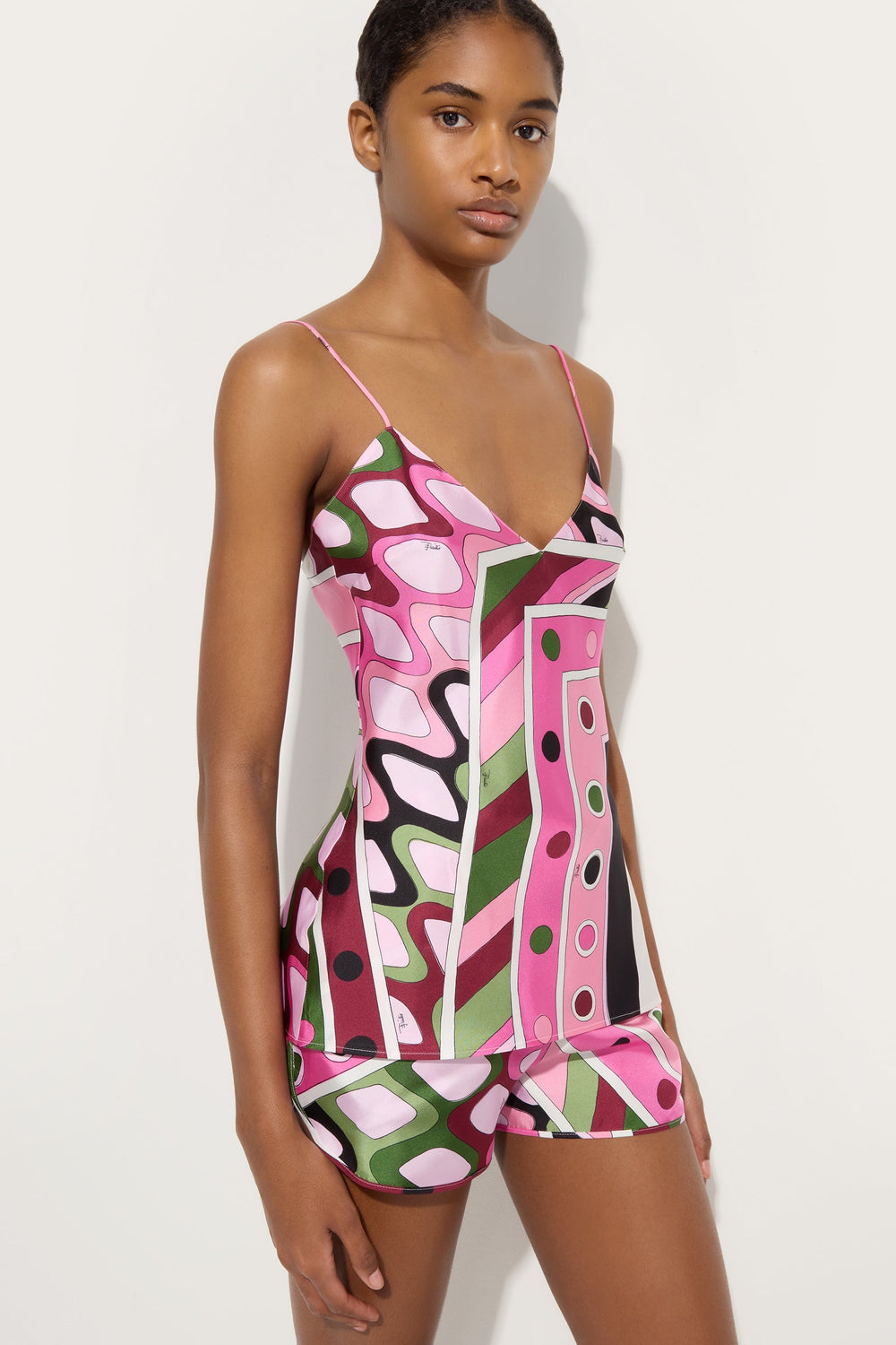 Pucci Vivara Print Silk Top