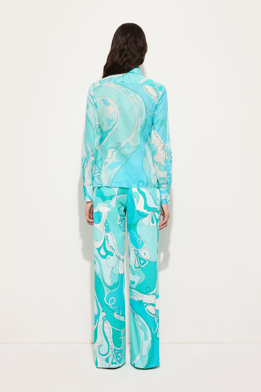 Pucci Orchidee Print Cotton Shirt
