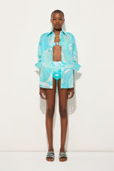 Pucci Orchidee Print Cotton Shirt