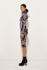 Pucci Labirinto Print Tulle Top