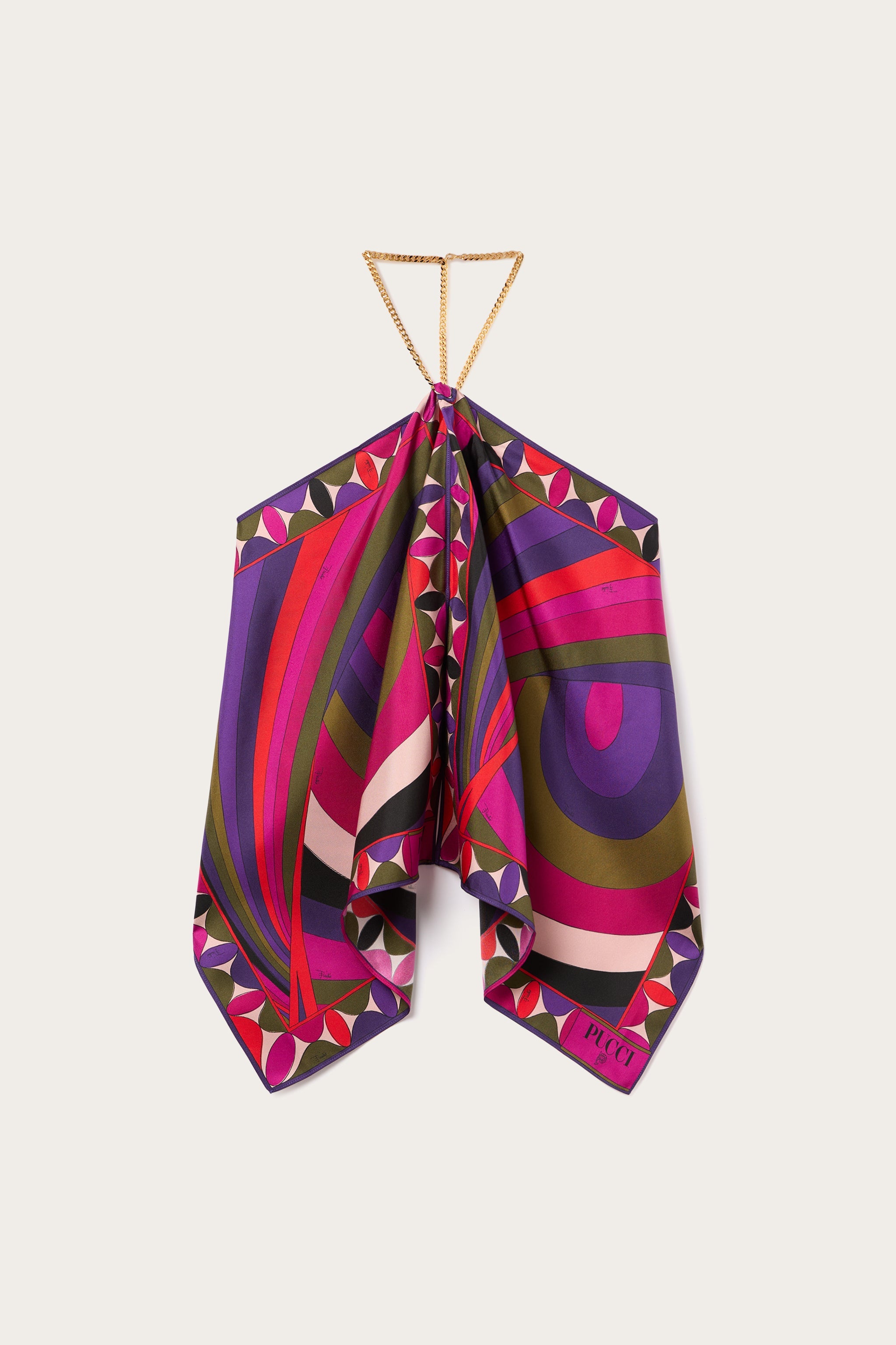 Pucci Iride Print Chain Top