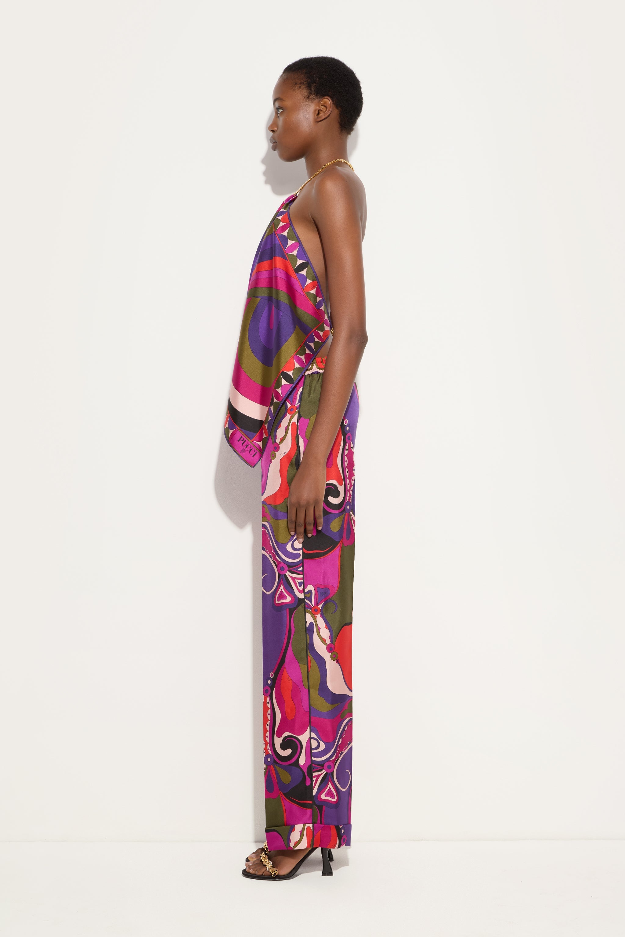 Pucci Iride Print Chain Top