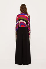 Pucci Iride Print Silk Twill Shirt