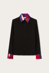 Pucci Crêpe de Chine Shirt with Printed Details