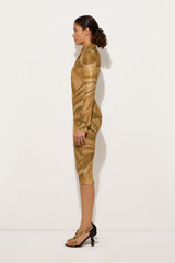 Pucci Iride Print Lamé Jersey Top