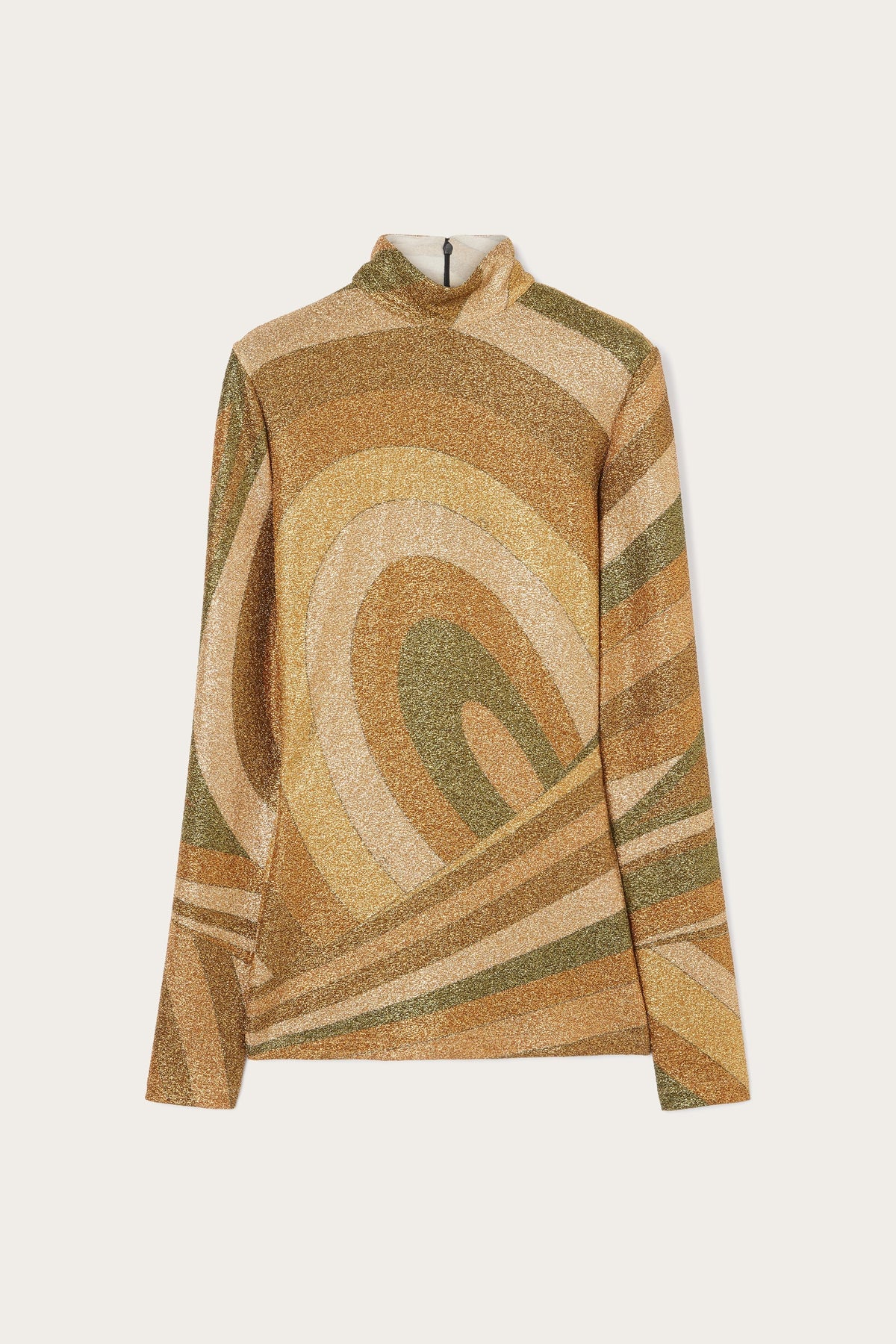 Pucci Iride Print Lamé Jersey Top