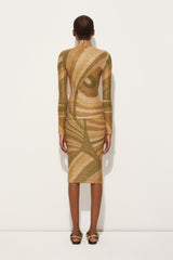 Pucci Iride Print Lamé Jersey Top