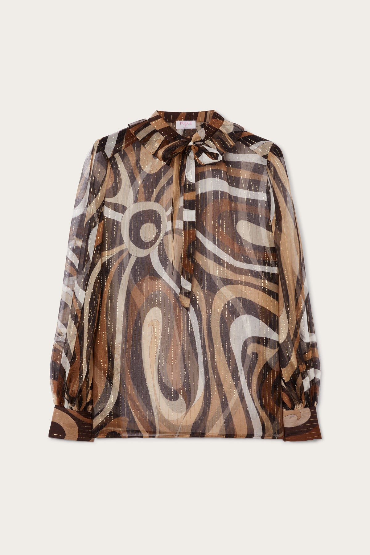 Pucci Marmo Print Creponne Blouse