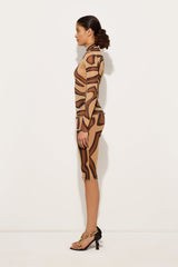 Pucci Labirinto Print Tulle Top