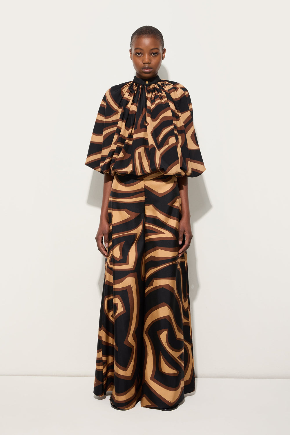 Pucci Labirinto Print Voluminous Blouse