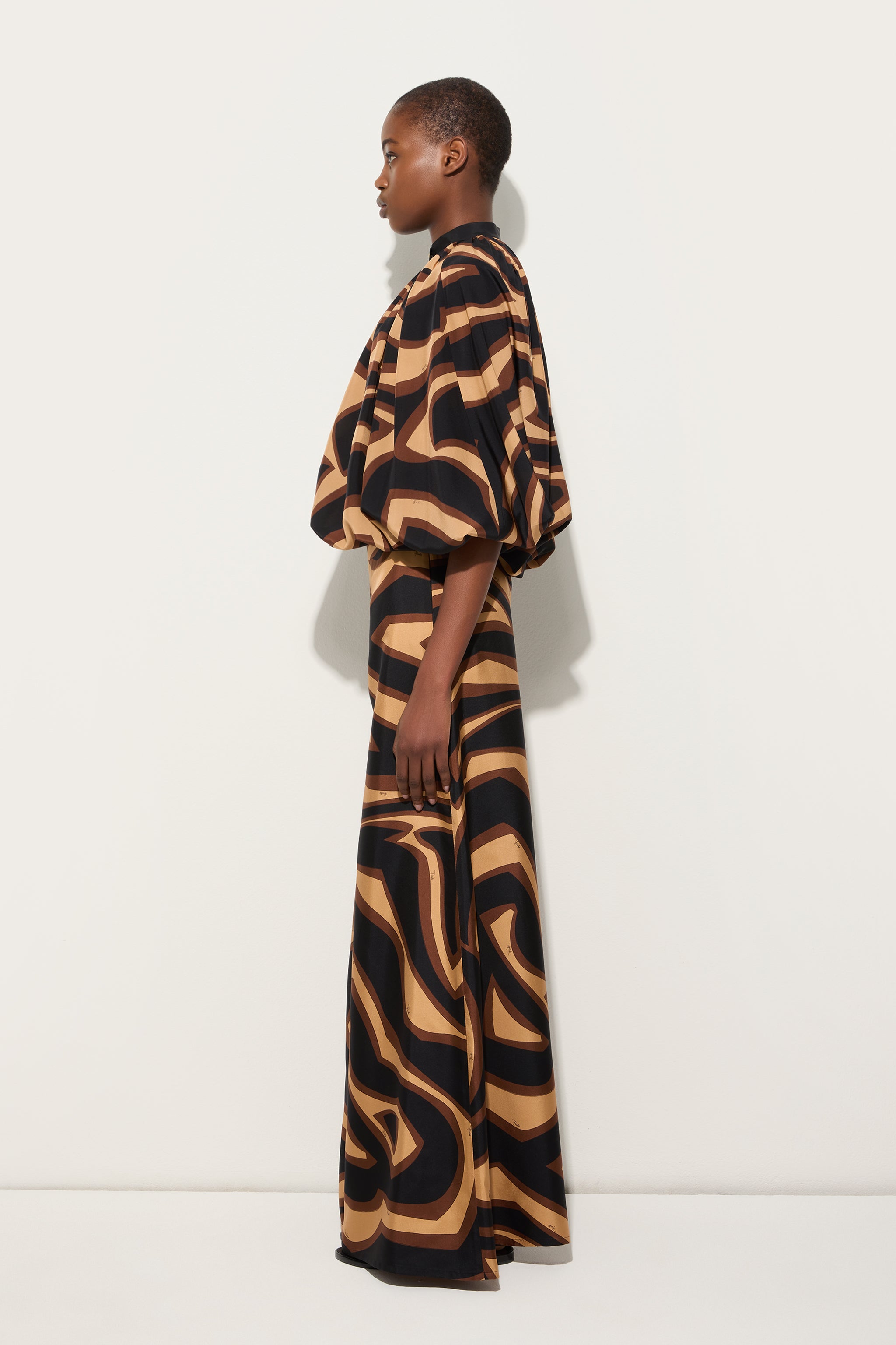 Pucci Labirinto Print Voluminous Blouse