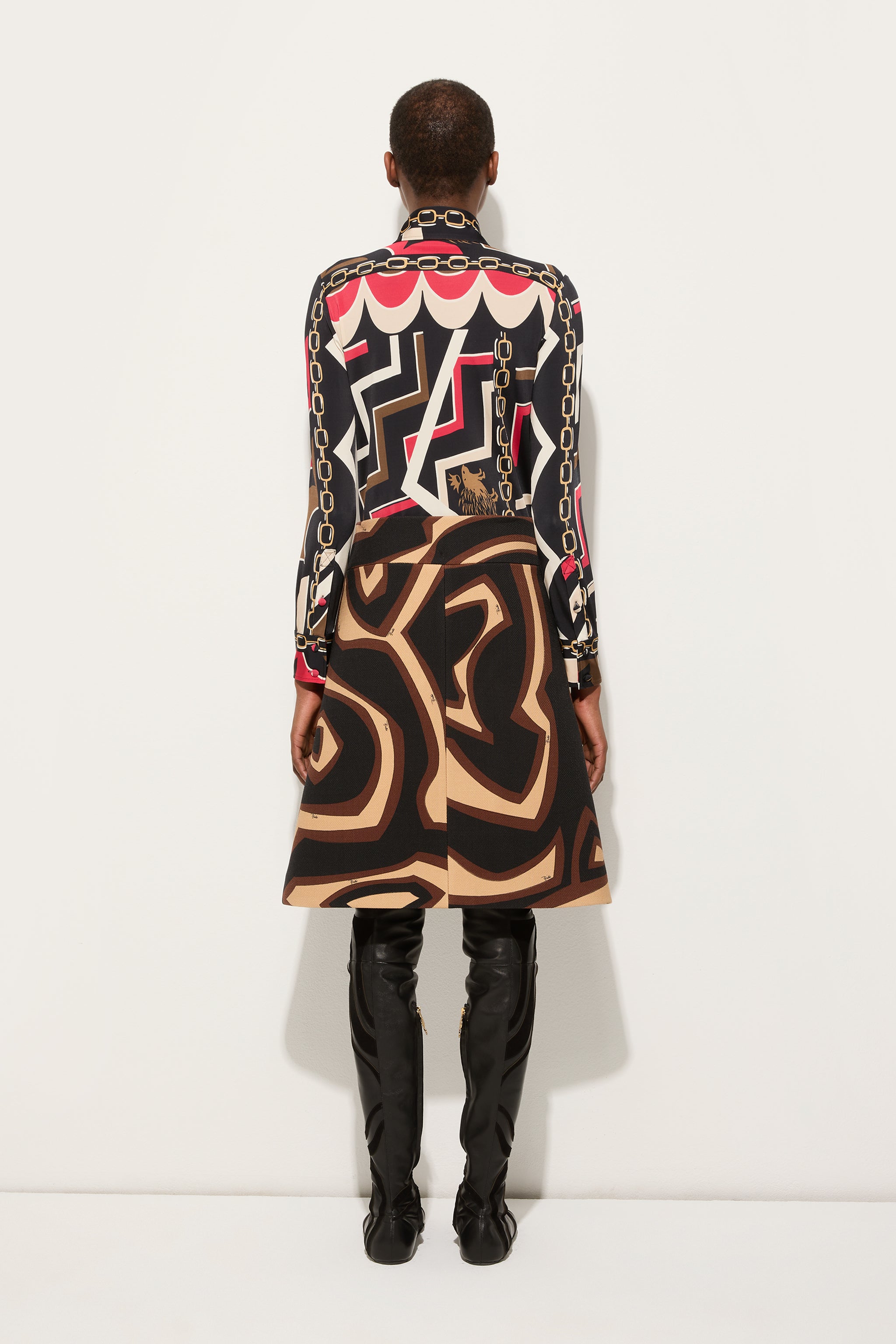 Pucci Istrice Print Jersey Shirt