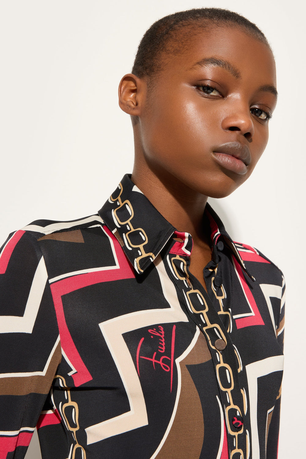 Pucci Istrice Print Jersey Shirt