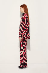 Pucci Labirinto Print Silk Twill Shirt