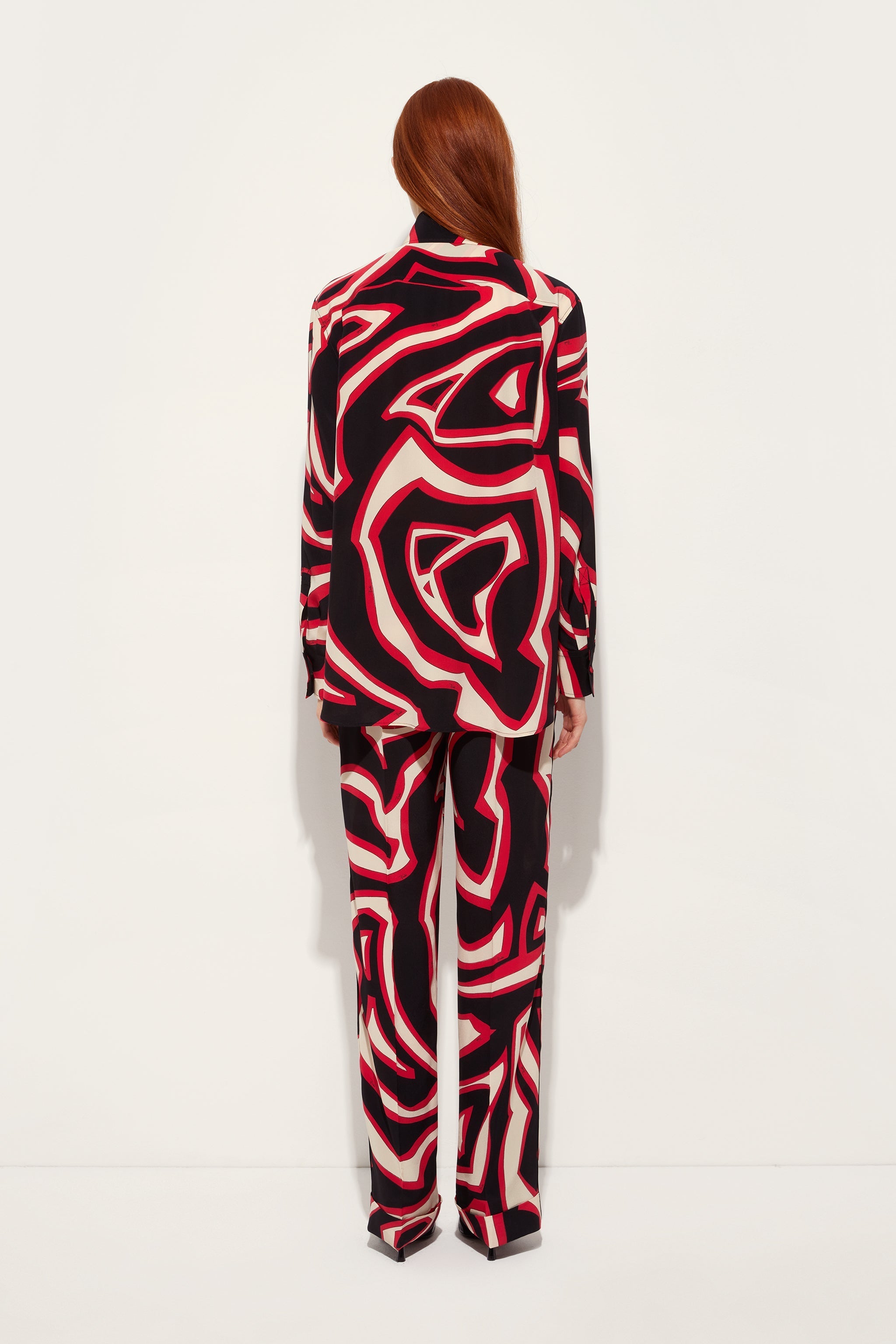 Pucci Labirinto Print Silk Twill Shirt