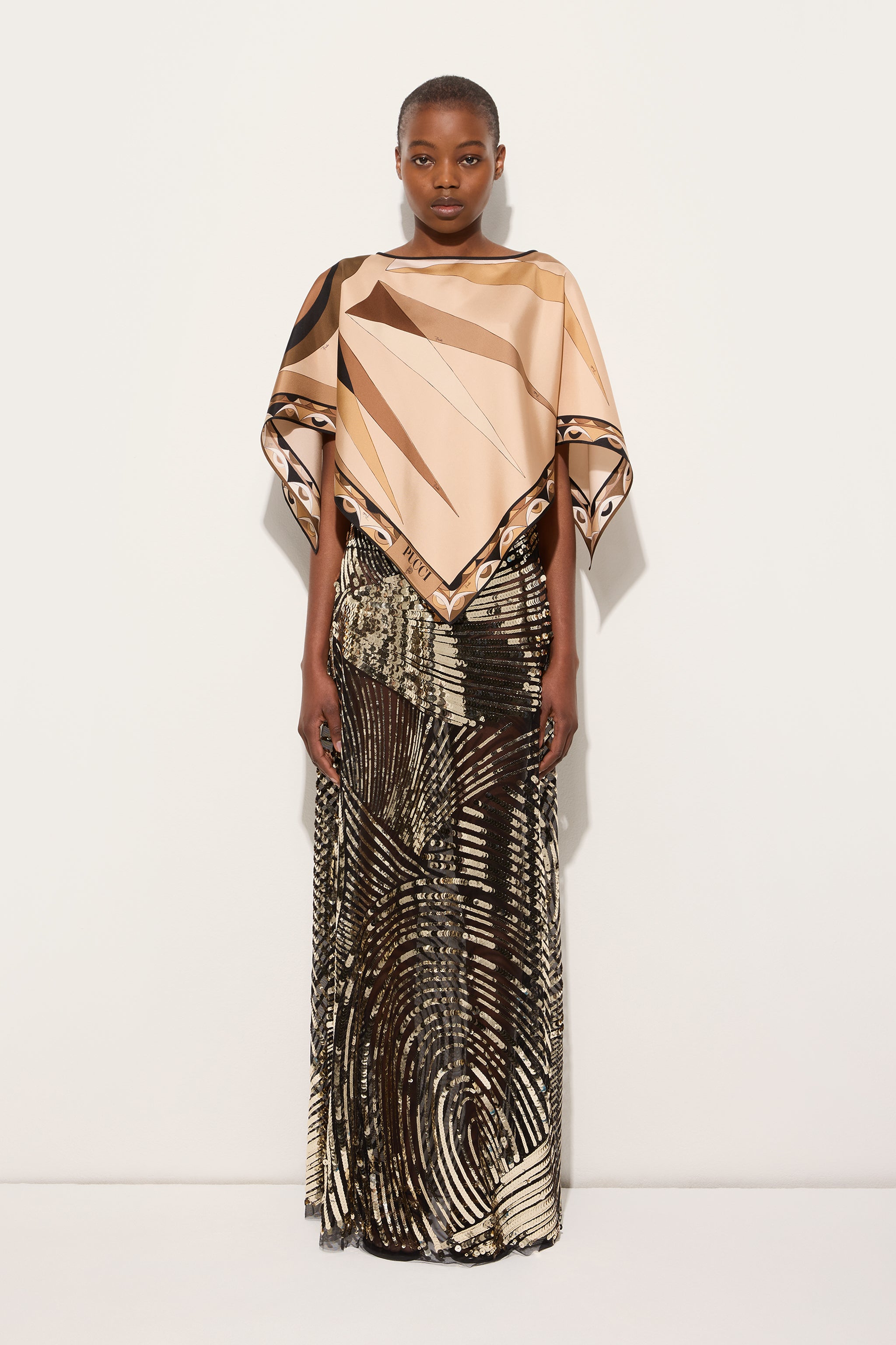 Pucci Hawaii Print Kaftan Top