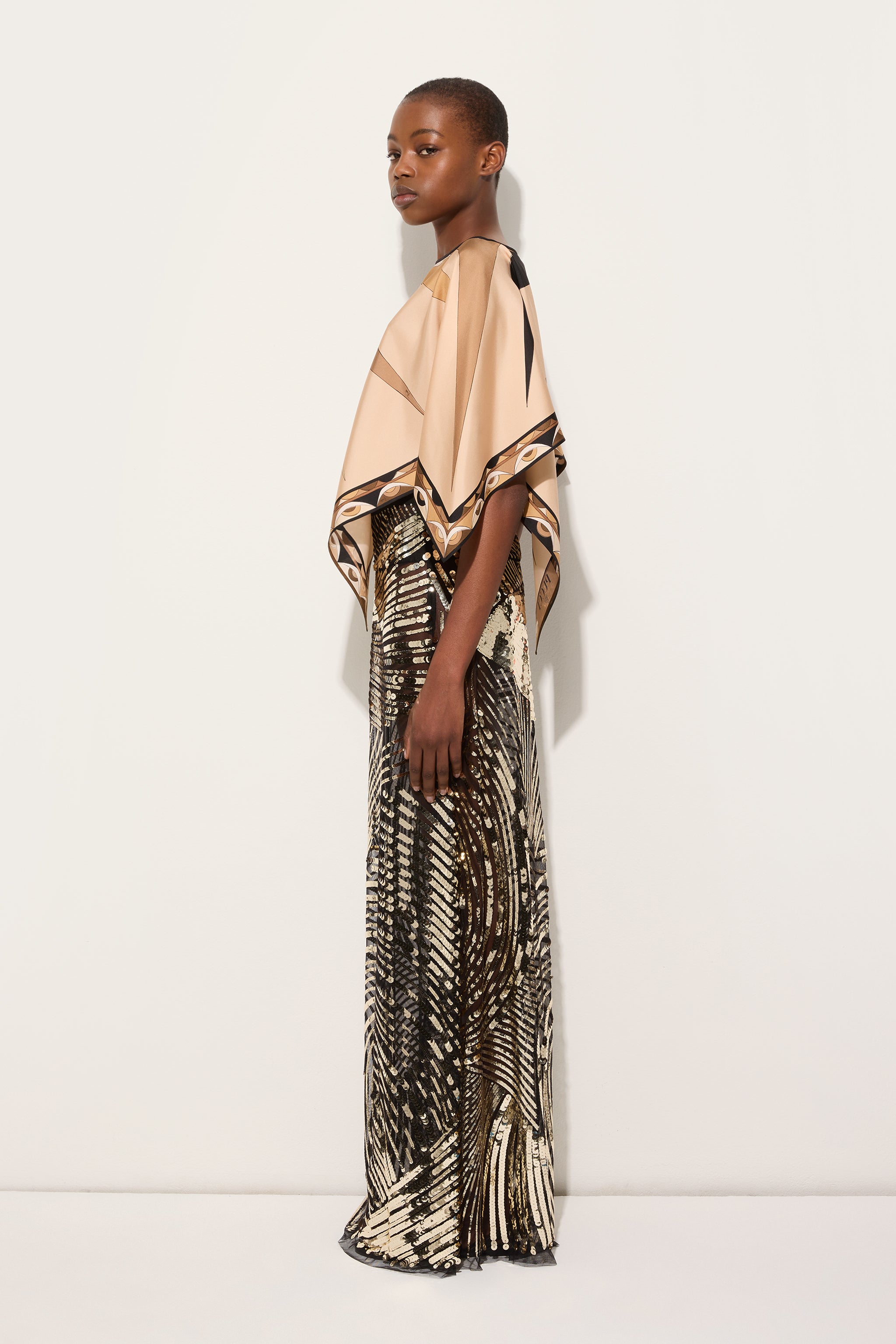Pucci Hawaii Print Kaftan Top
