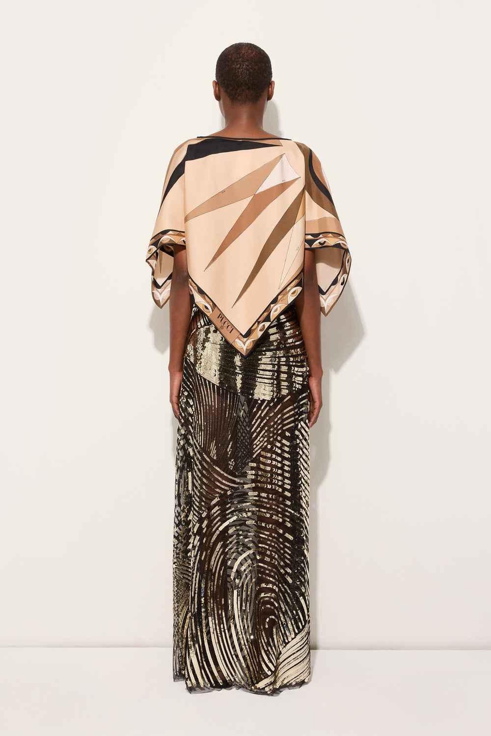Pucci Hawaii Print Kaftan Top