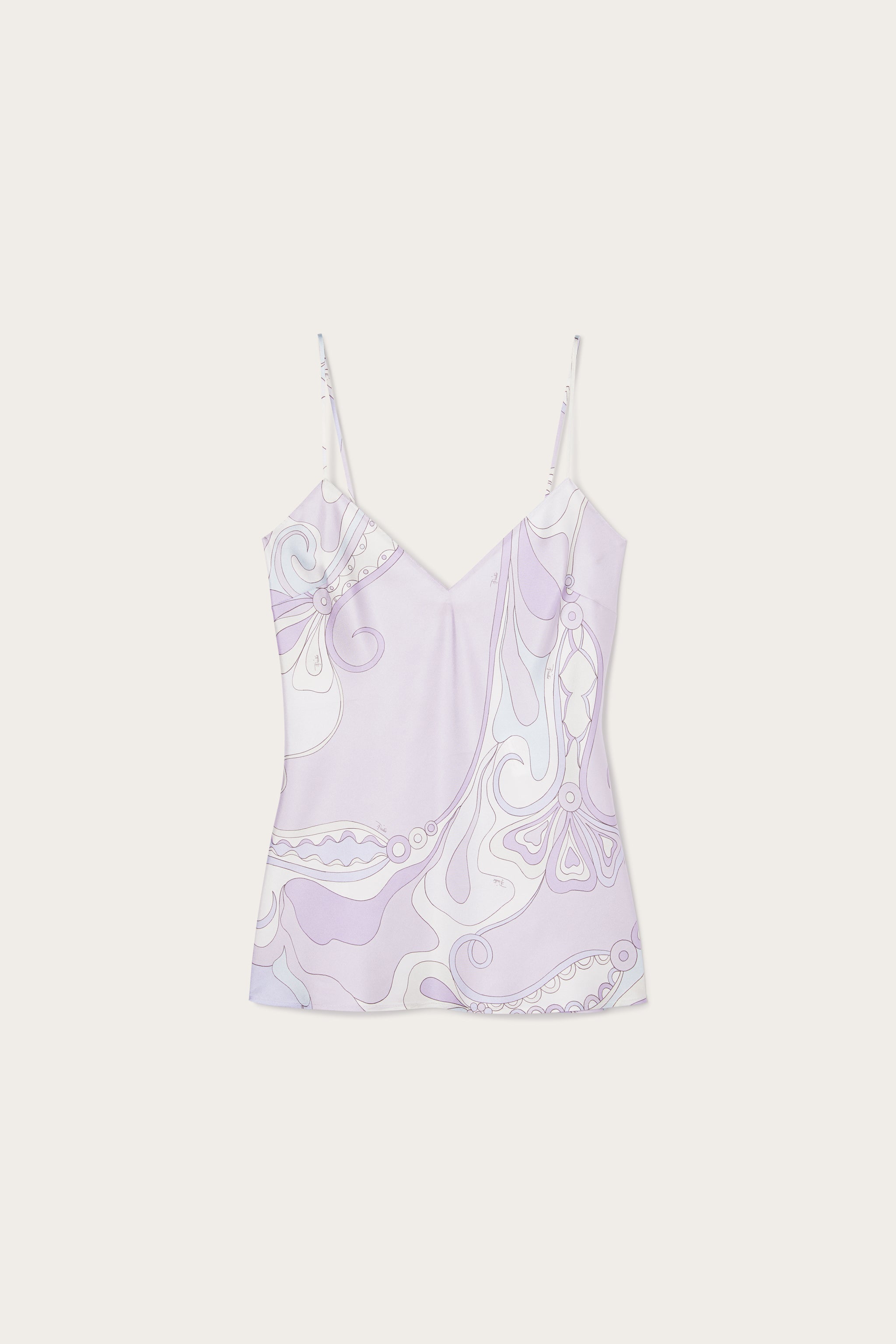 Pucci Orchidee Print Silk Top