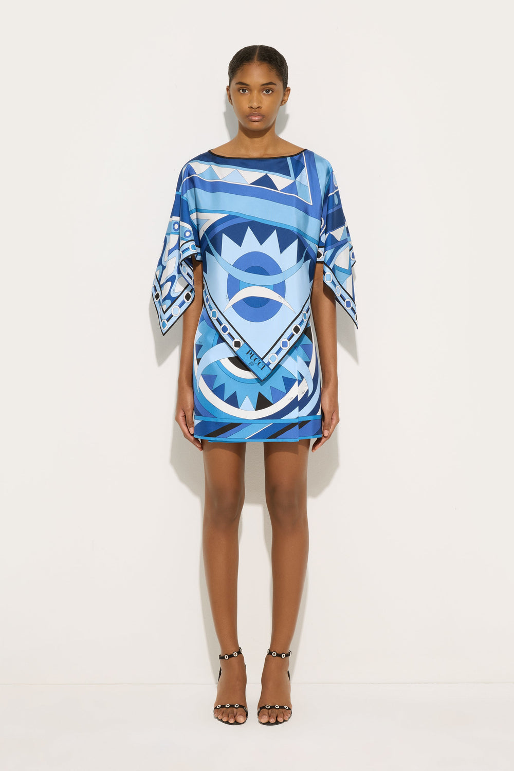 Pucci Vivara Print Cape Blouse