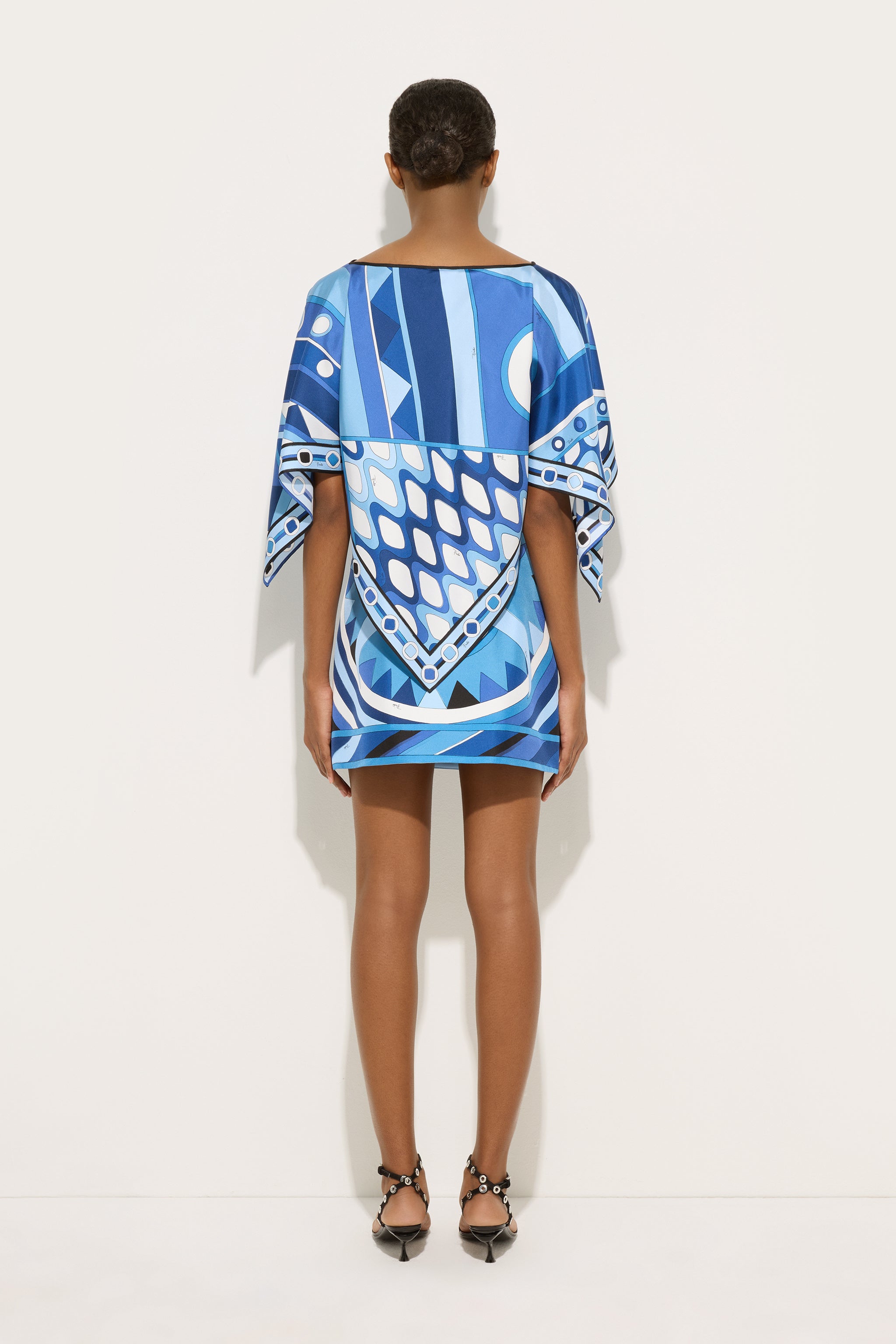 Pucci Vivara Print Cape Blouse