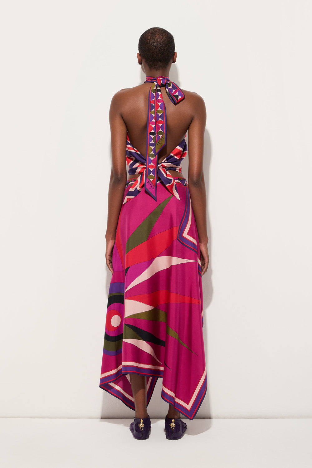 Pucci Labirinto Print Sleeveless Top