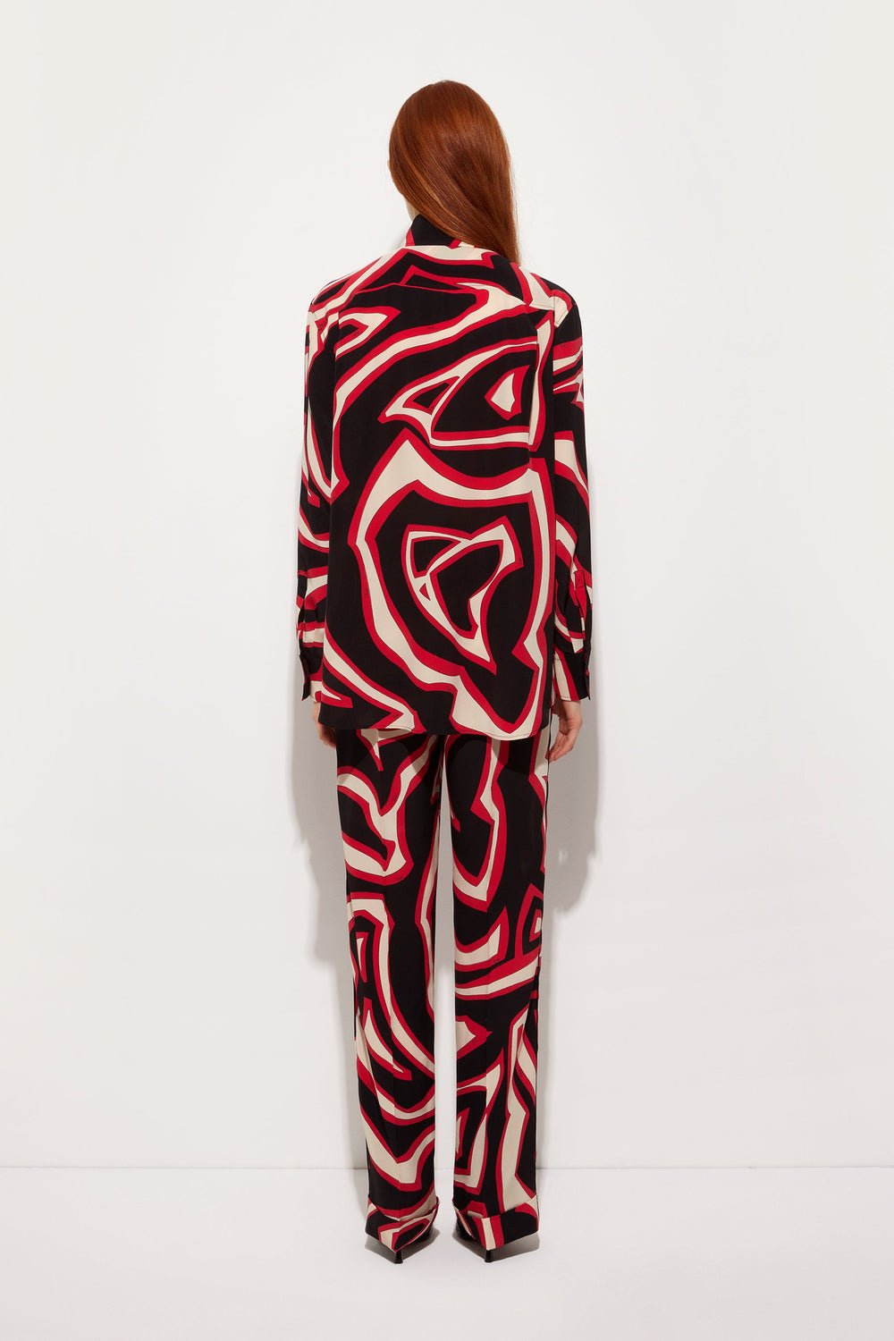 Pucci Labirinto Print Silk Pajama Trousers