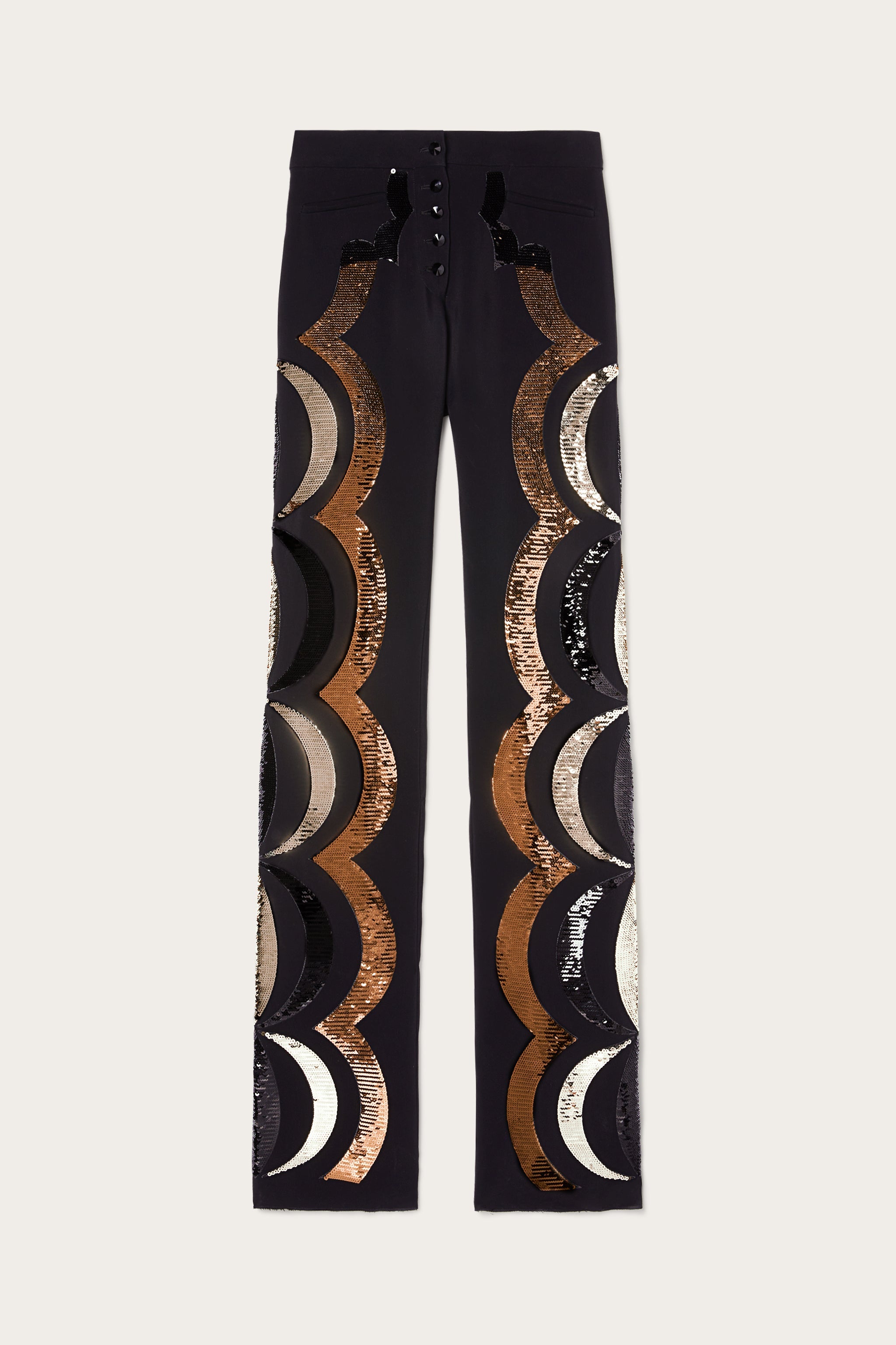 Pucci Embroidered Straight-Leg Pants