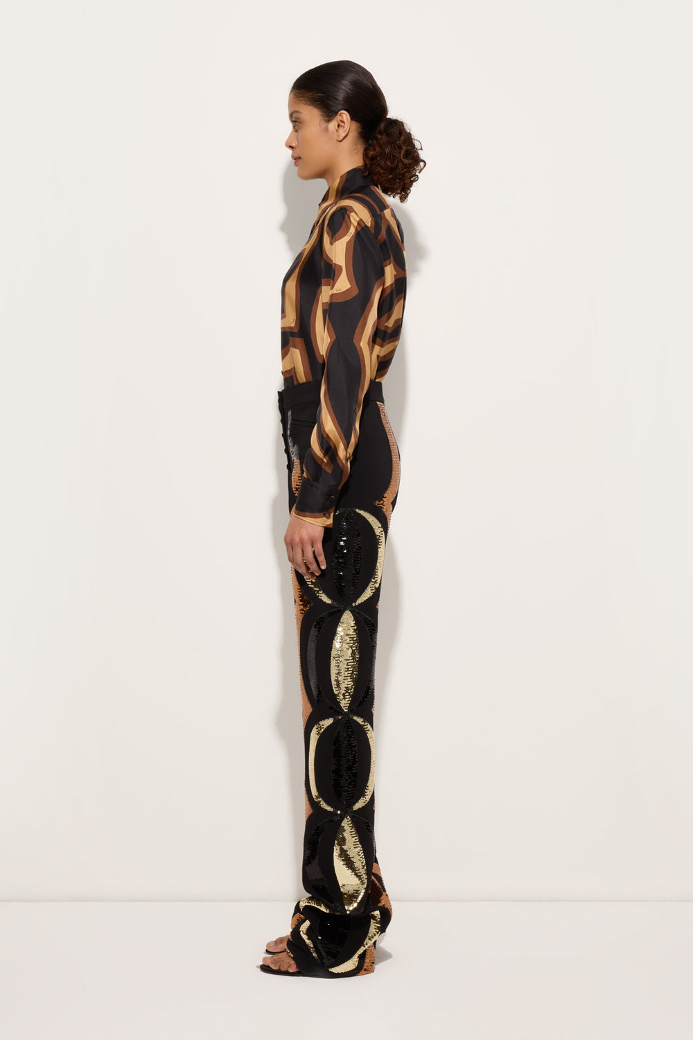 Pucci Embroidered Straight-Leg Pants