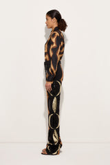 Pucci Embroidered Straight-Leg Pants