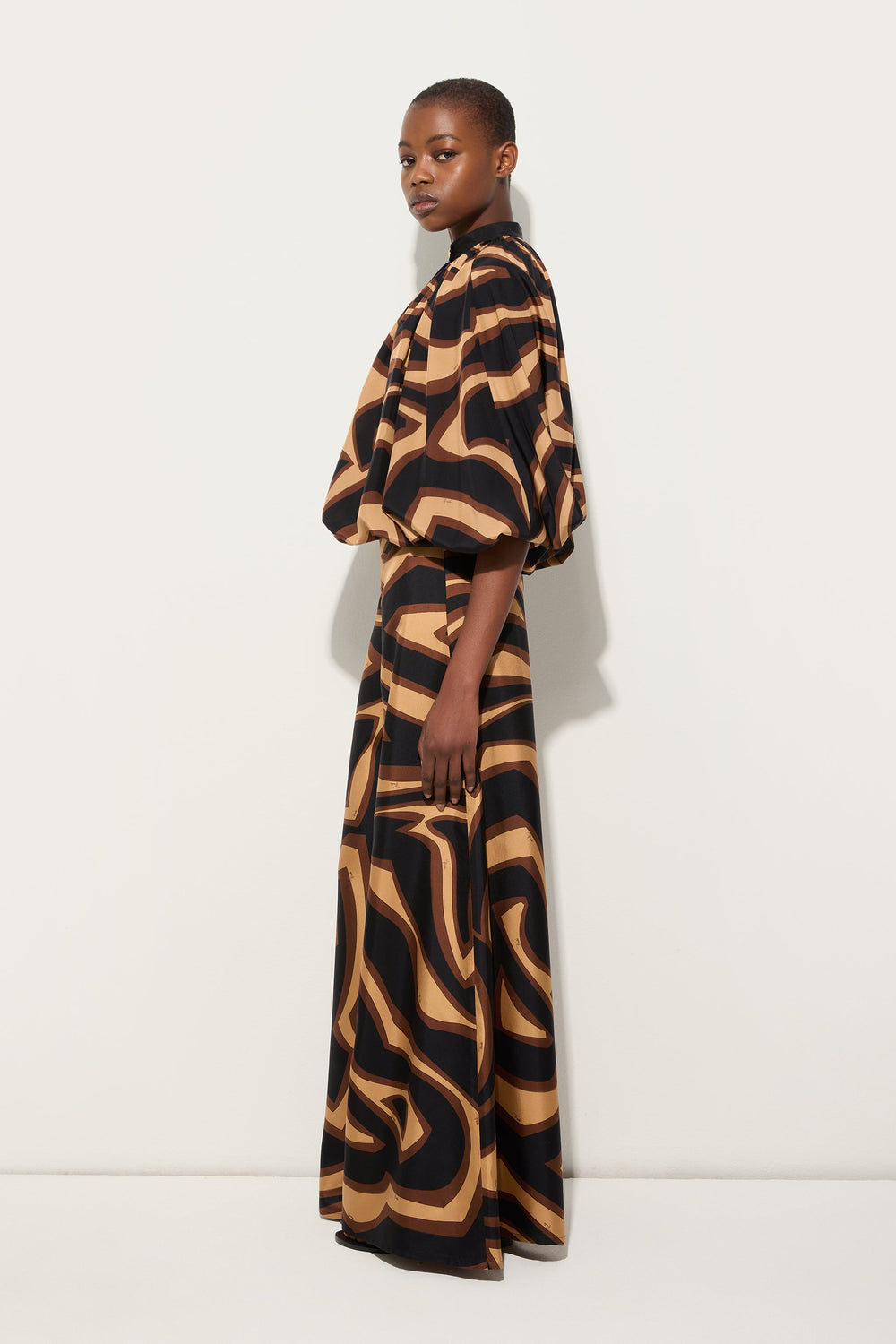 Pucci Labirinto Print Silk Trousers