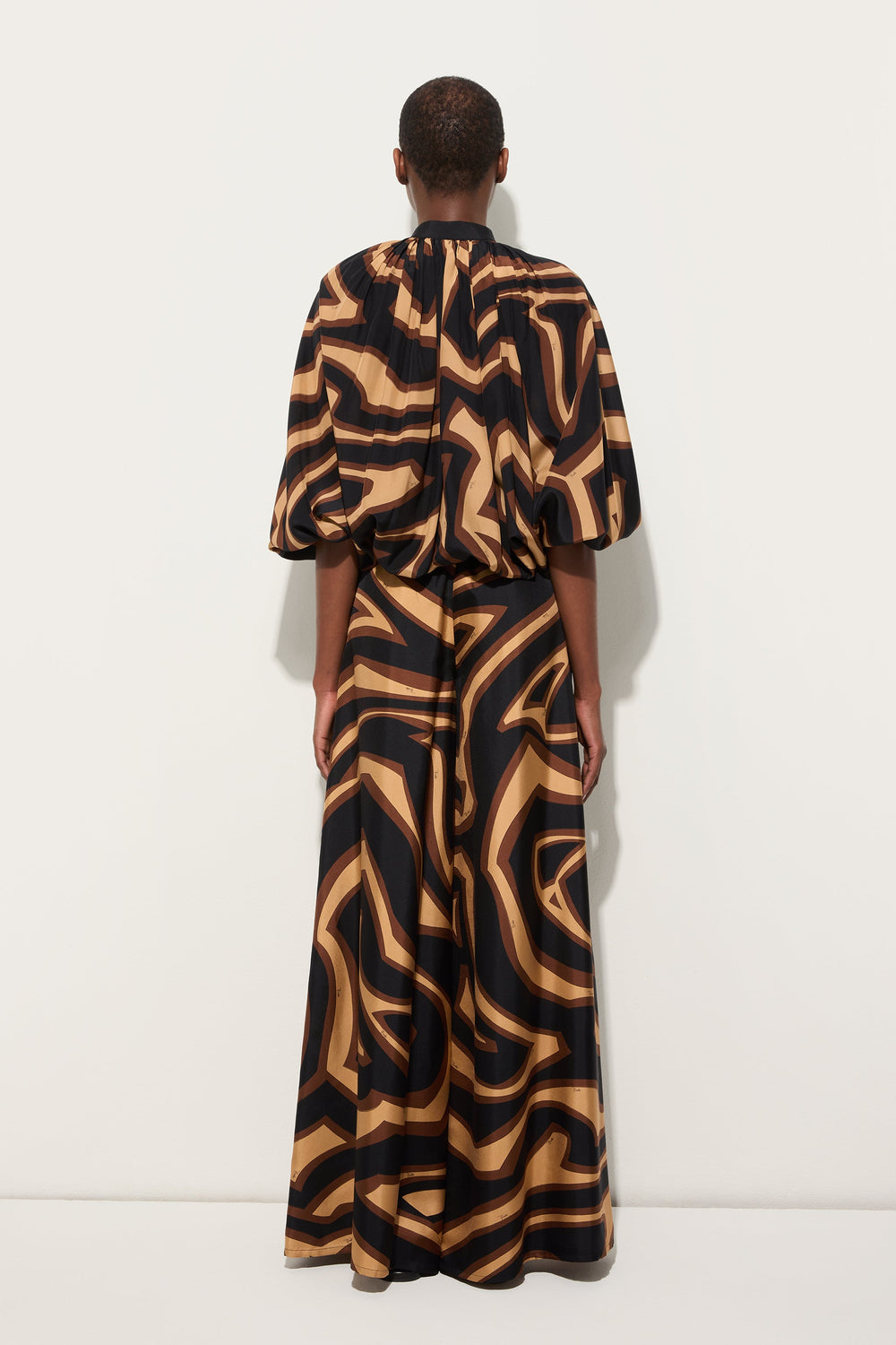 Pucci Labirinto Print Silk Trousers