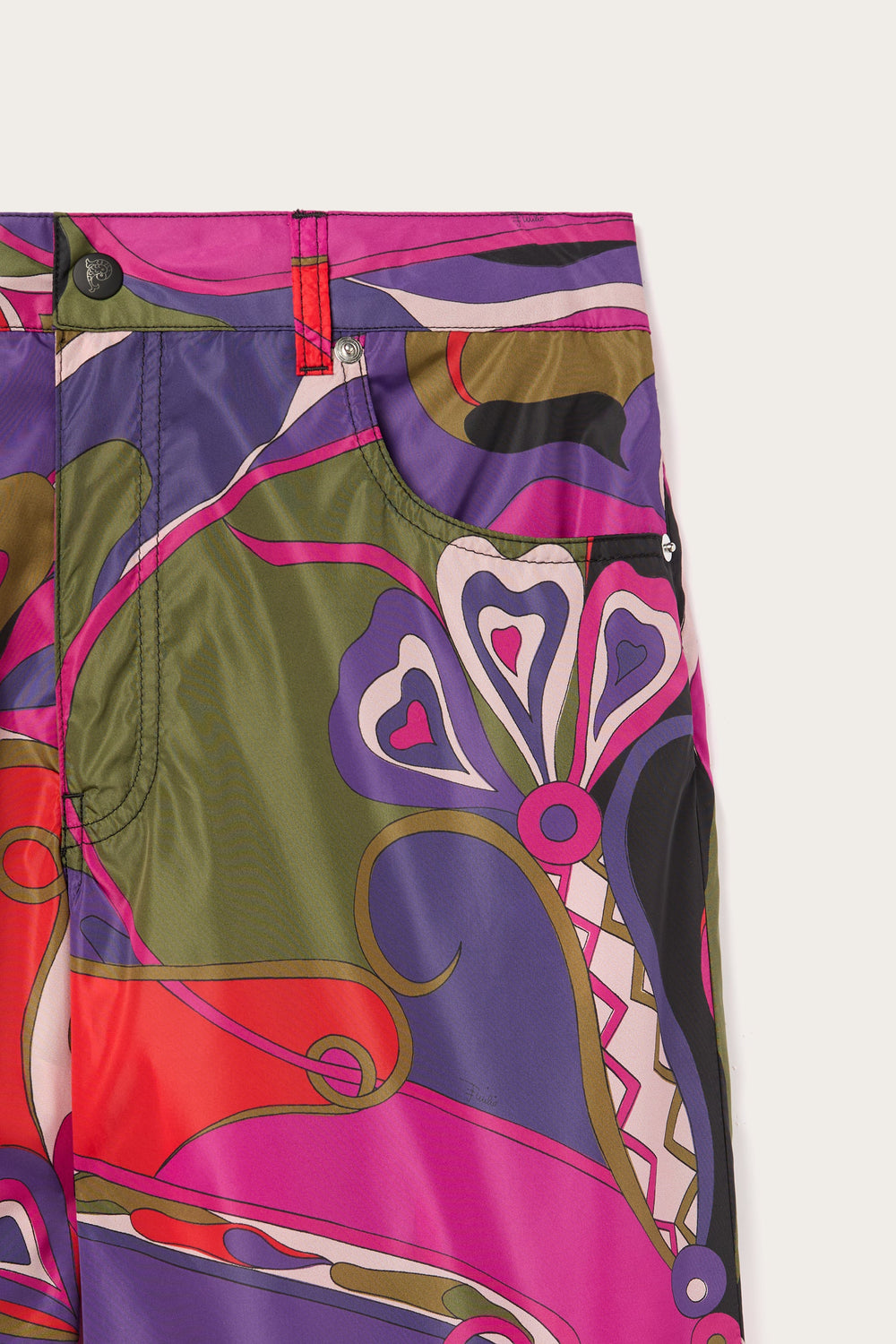 Pucci Orchidee Print Cargo Pants