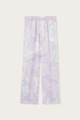 Pucci Orchidee Print Silk Pajama Trousers