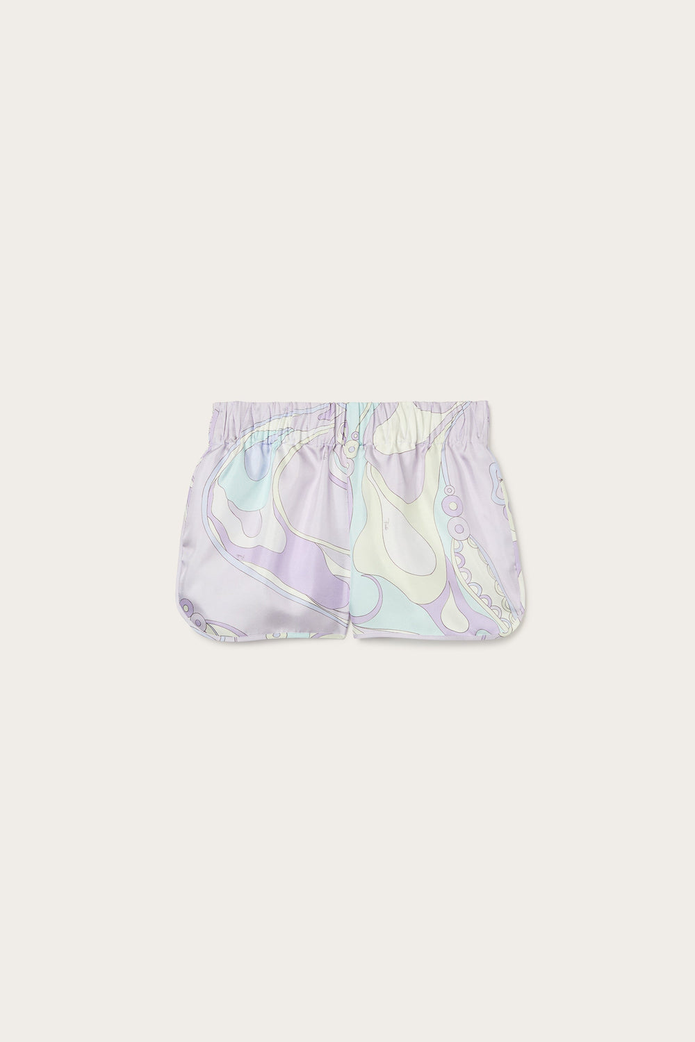 Pucci Orchidee Print Silk Shorts