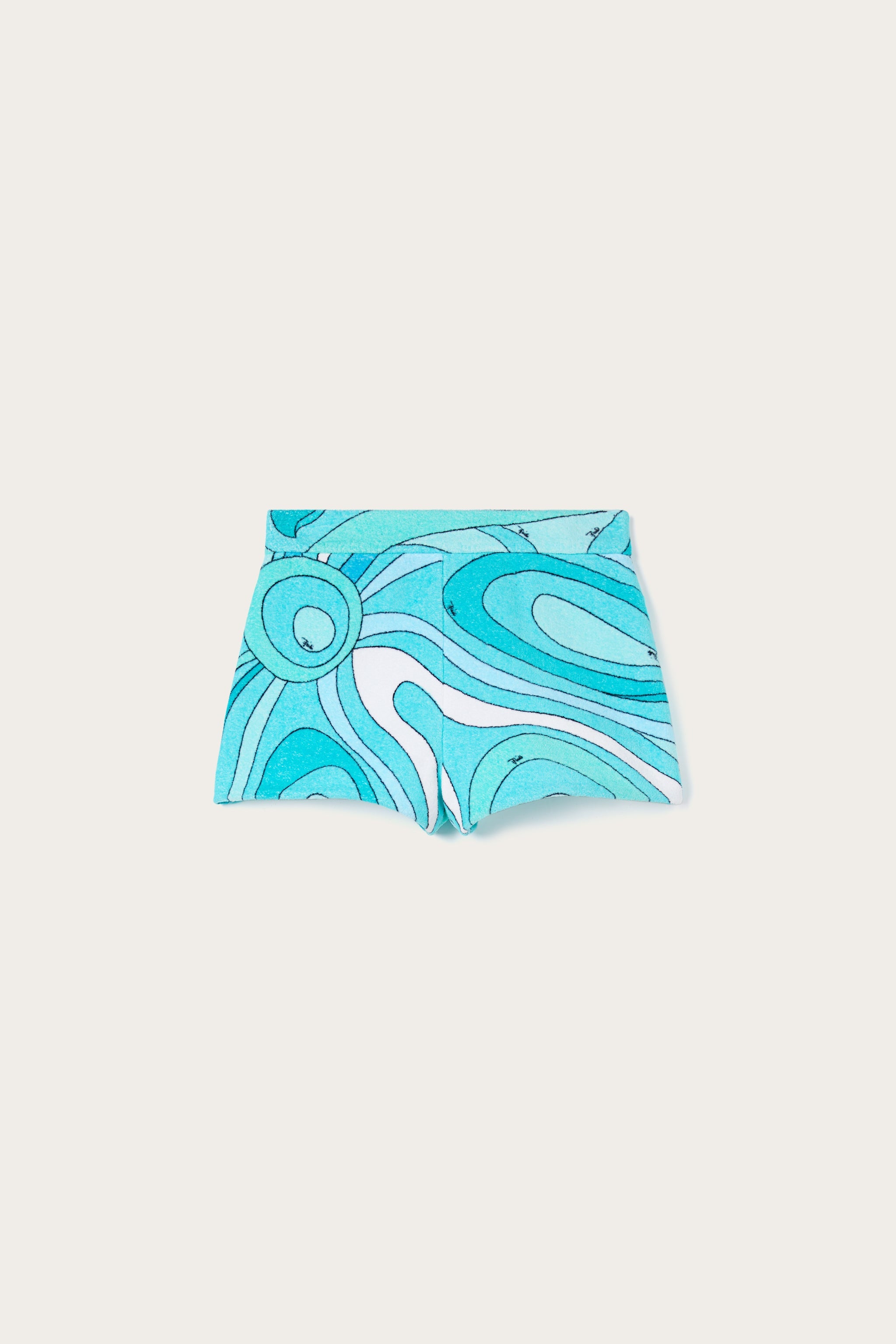 Pucci Marmo Print Cotton Shorts