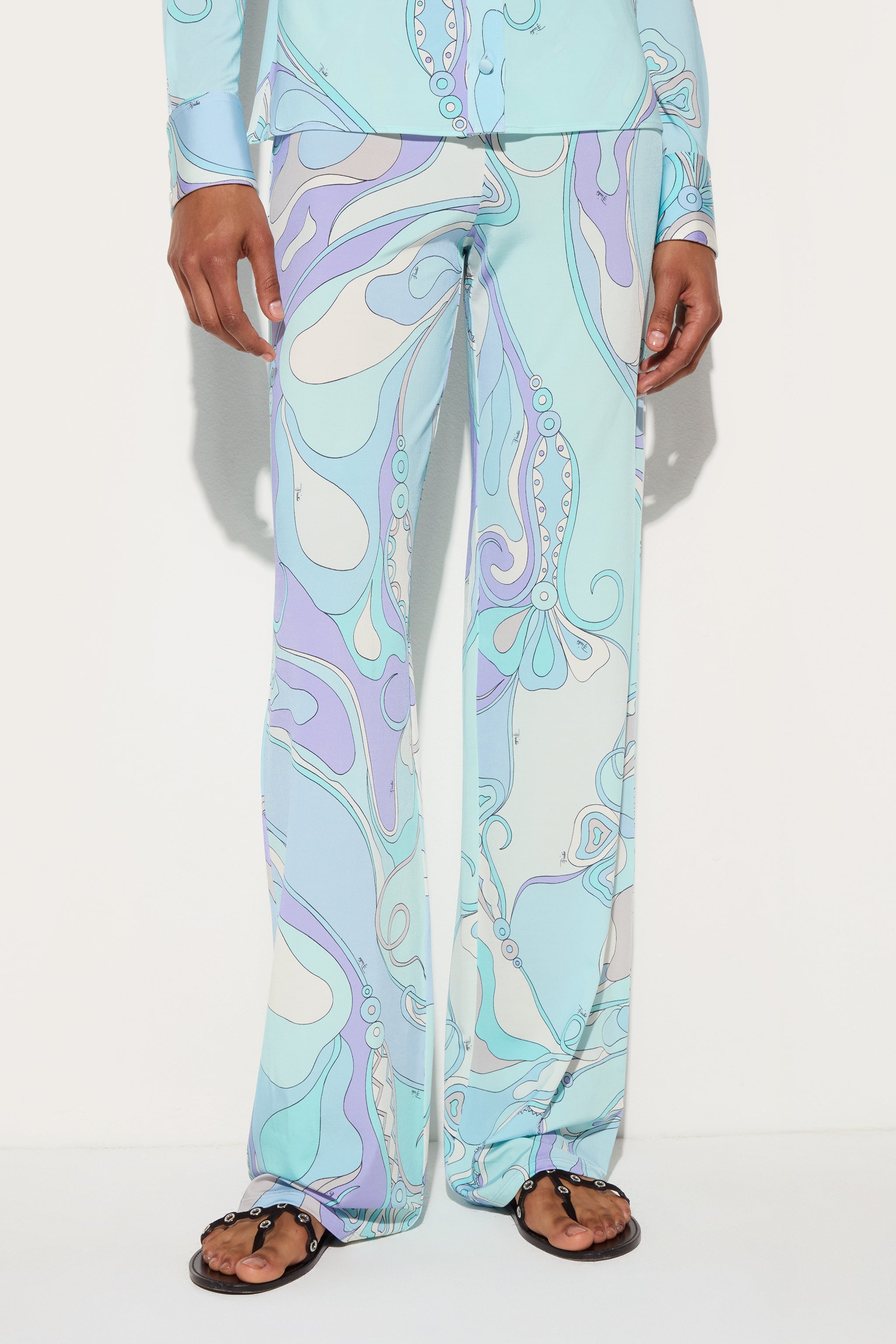 Pucci Orchidee Print Pants