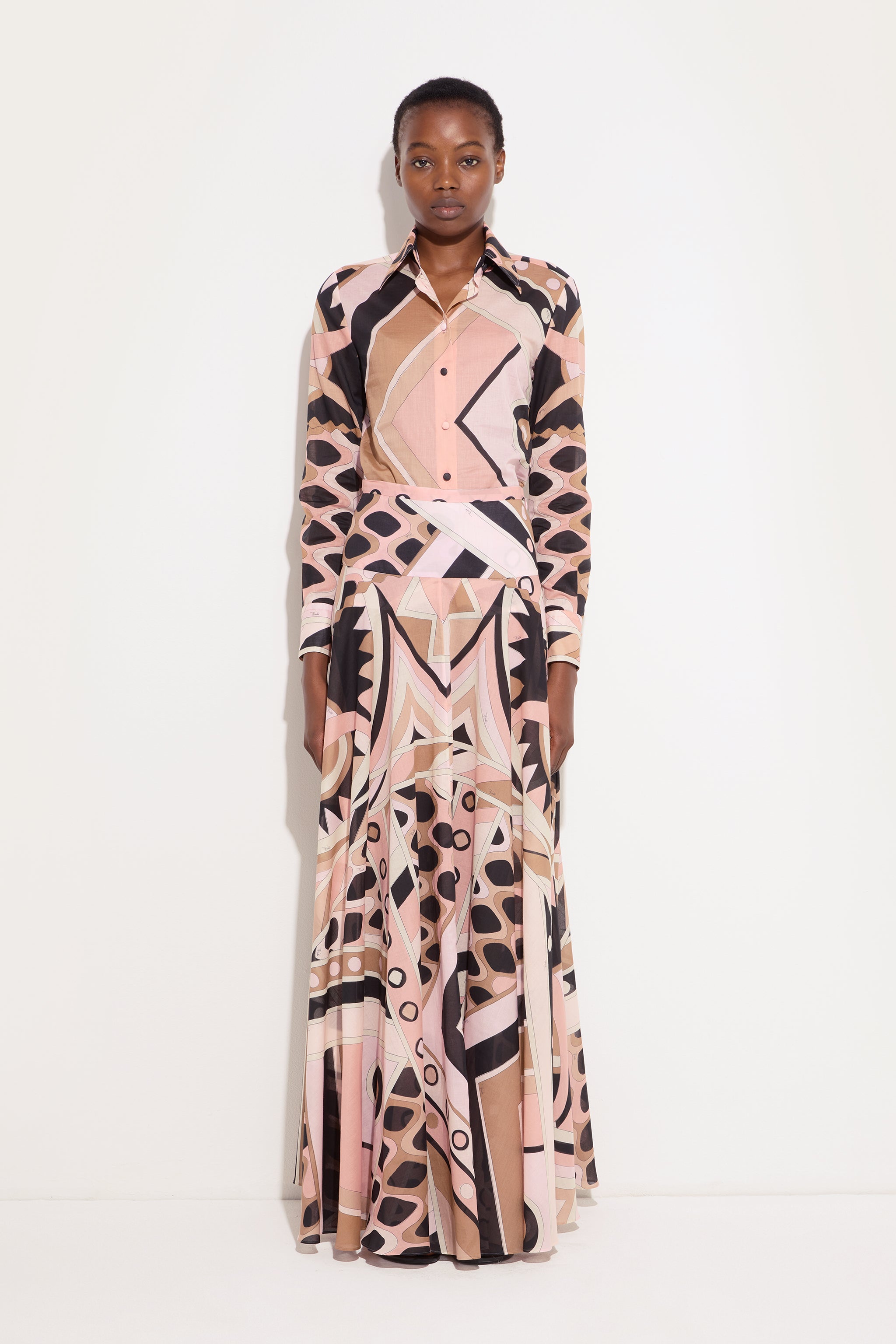 Pucci Vivara Print Cotton Skirt