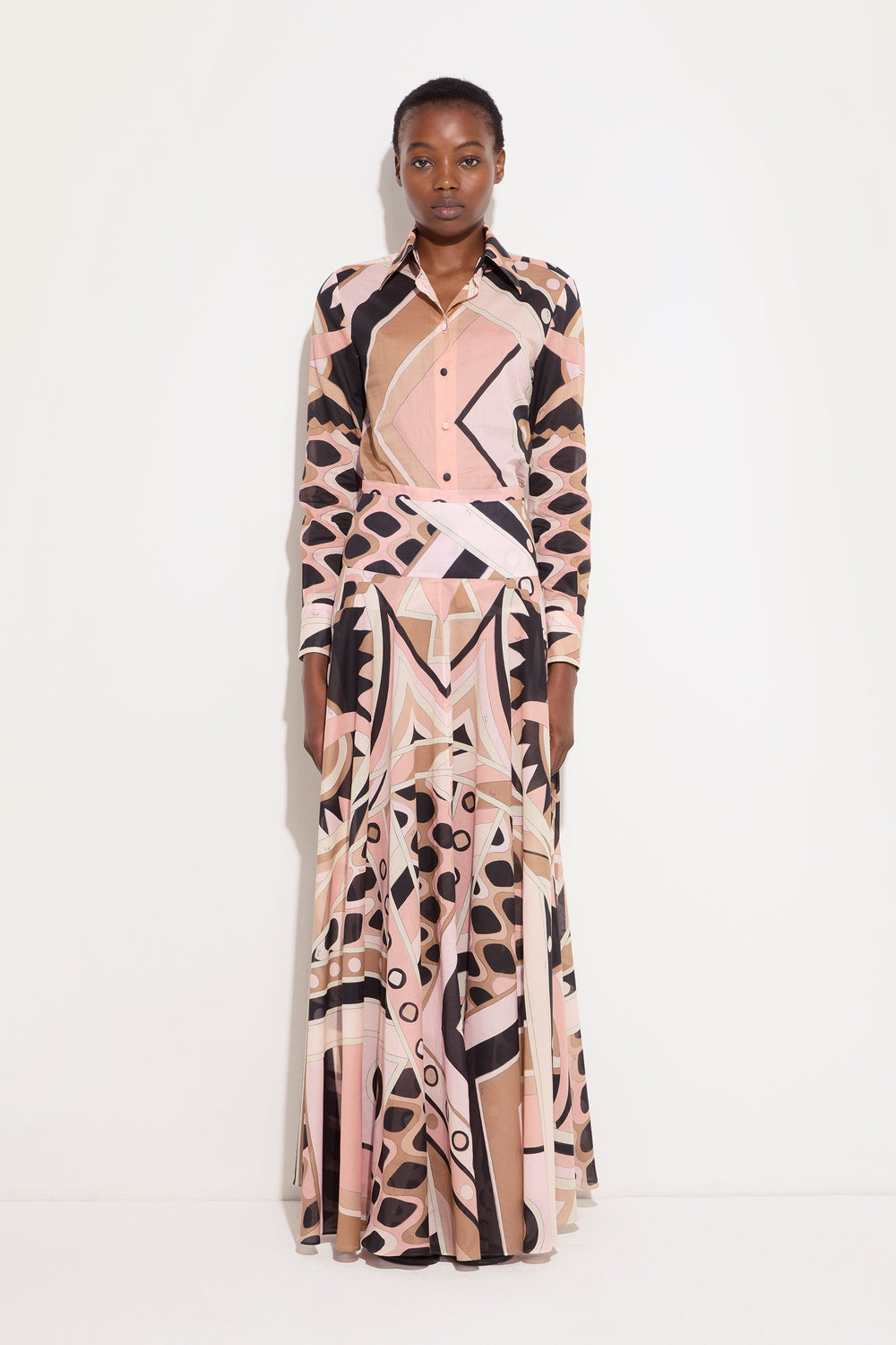 Pucci Vivara Print Cotton Skirt