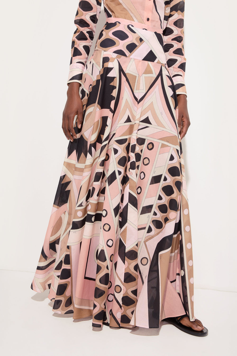Pucci Vivara Print Cotton Skirt